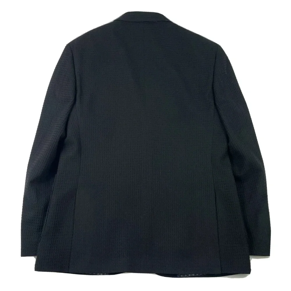 Steven Land‎ Modern Man Black Polyester Gianni Jacket Size Mens 42S NWT